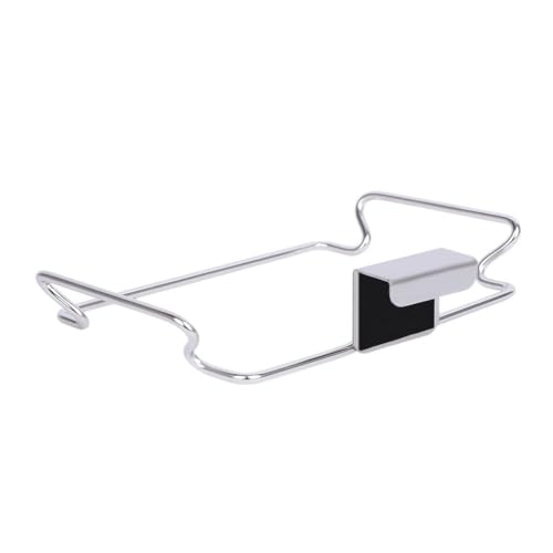 Image of Leadigol Over the Cabinet Garbage Bag Rack, Hanging Garbage Bags Holder Stainless Steel Trash Bag Holder Rack for Kitchen Cabinets Doors and Cupboards(Silver)