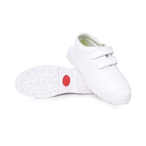 Image of Velcro School Shoes for Kids Lightweight Durable Comfortable Uniform Footwear
