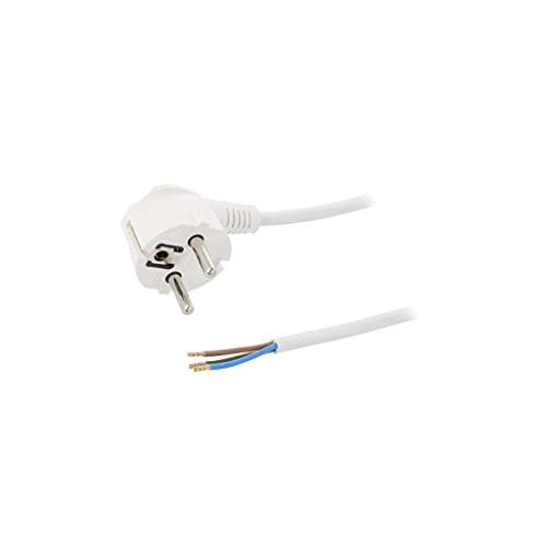 Câble SCHUKO rallonge longue distance 5m CEE 7/7 mâle coudé