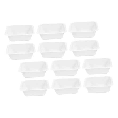 STOBAZA Weighing Boats Lightweight Plastic Dish Lab Tray Scale for Weighing Dishes