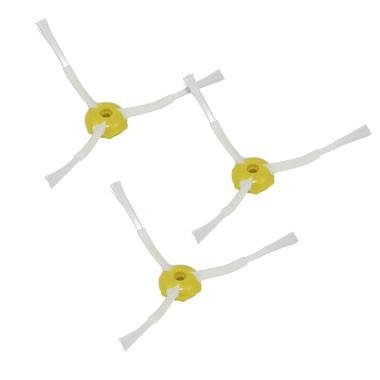 Side Brush (3x) - Compatible with Roomba 500/600/700/800/900 Series - Yellow