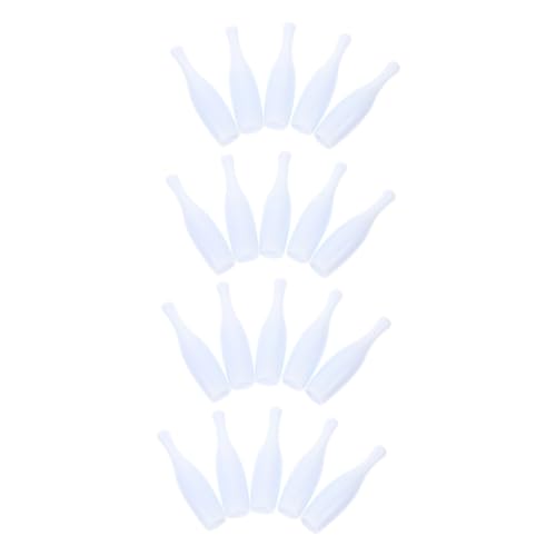 HANABASS 30Pcs Mini Indoor Bowling Pin Bowling Pin Accessories for Tabletop Games for Family Gatherings Parties and Bowling Party Favor