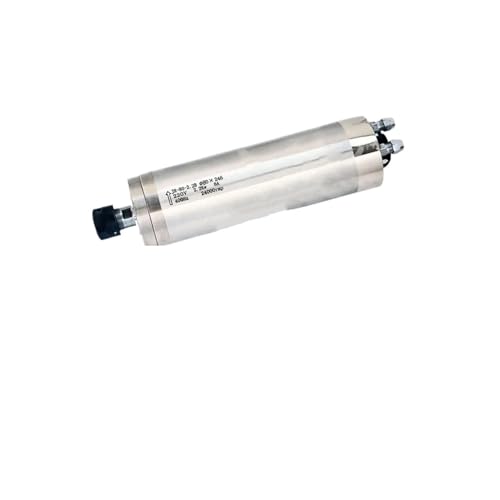 KACOME Spindle Motor Water-Cooled Four-Bearing Spindle Motor CNC Spindle Motor AC220v/380v 2.2kw?80MM ER20 24000rpm(220v 24000rpm)