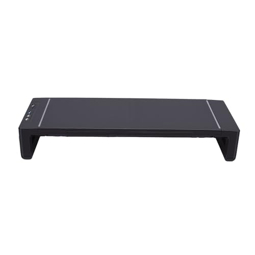 Naroote Soporte Elevador Para Monitor, Elevador Ajustable para Ordenador con Soporte para Teléfono y 4 Puertos USB, Capacidad de Peso de 55 Libras para Ordenador Portátil Impresora