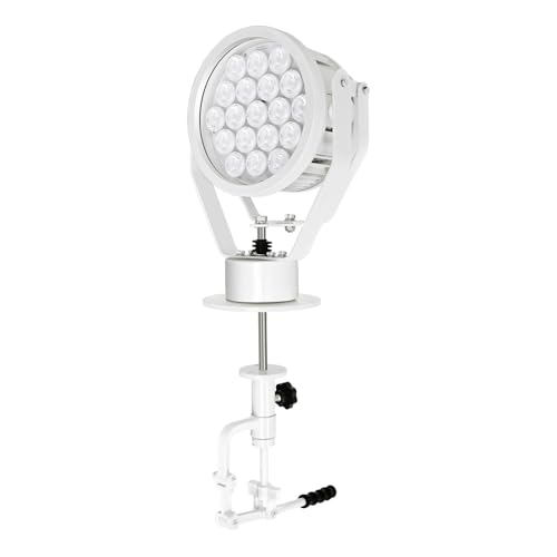3.6deg Excellent Focused LED Marine Searchlights for Vessel, IP65 180W Boat Spotlights MC Type with Adjustment Column Operable Within The Wheelhous, AC 100~277V, White, for Lighting Narrow Channel