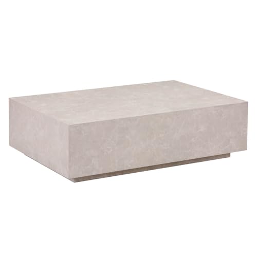 Home Deluxe - Table Basse Amiri XXL - Couleur : Beige, Dimensions : 120 x 80 cm, Plateau en MDF, déjà montée I Table de Salon Table d'appoint Table Basse