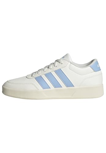 adidas Damen BREAKNET 3.0 Shoes, core White/Glow Blue/Off White, 38 EU