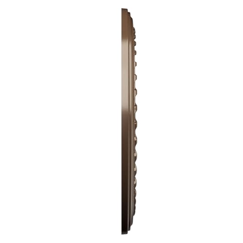 Image of Ekena Millwork 10 inchOD x 3 1 /2 inchID x 3 /4 inchP Cole Thermoformed PVC Ceiling Medallion (Fits Canopies up to 4 1 /4 inch), Metallic Copper