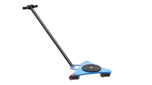 Machine Skates - Heavy Duty 2t Machinery Skates with 4400lbs Capacity and 3 Swivel Rollers for Warehouse and Workshop Transport - Machine Skate and Equipment Dolly Skate