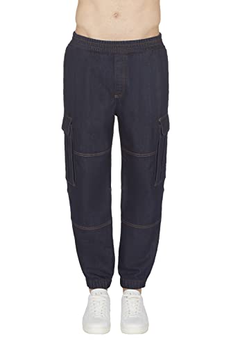 Armani Exchange Men's Comfort Denim Jogger Style 90's Pants