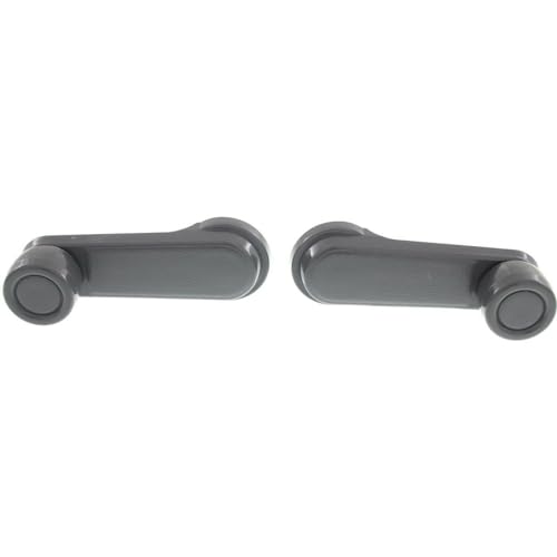 EIOFEVY Set of 2 Window Cranks Front Driver & Passenger Side Pair for Nissan for Frontier for Pathfinder for Pickup for Pulsar NX for Sentra for Xterra for D21 for 240SX,for Nissan 720 Gray