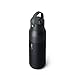 LARQ Bottle Swig Top 34oz - Insulated Stainless Steel Water Bottle With Built-In Silicone Handle | BPA Free | Reusable Water Bottle for Sports, Gym, and Travel, Obsidian Black