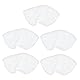 SUNGOOYUE 5PCS Pad Hohe Absorption Faser Waschbar Wiederverwendbare Ersatz für SC1 SC2 SC3 SC4 SC5 SV7 Harte Böden