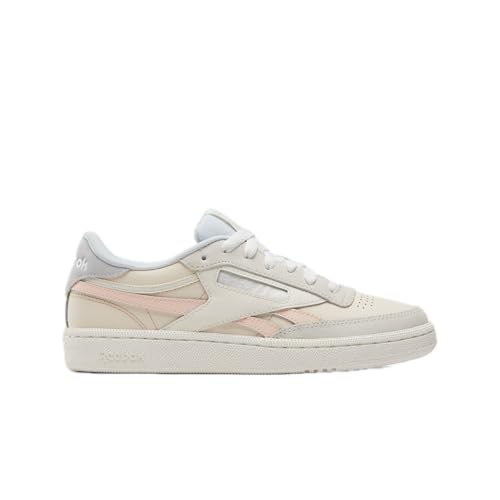 Reebok Women's Club C Revenge Sneaker, Tapioca/Washed Clay/Moon, Size 8.5