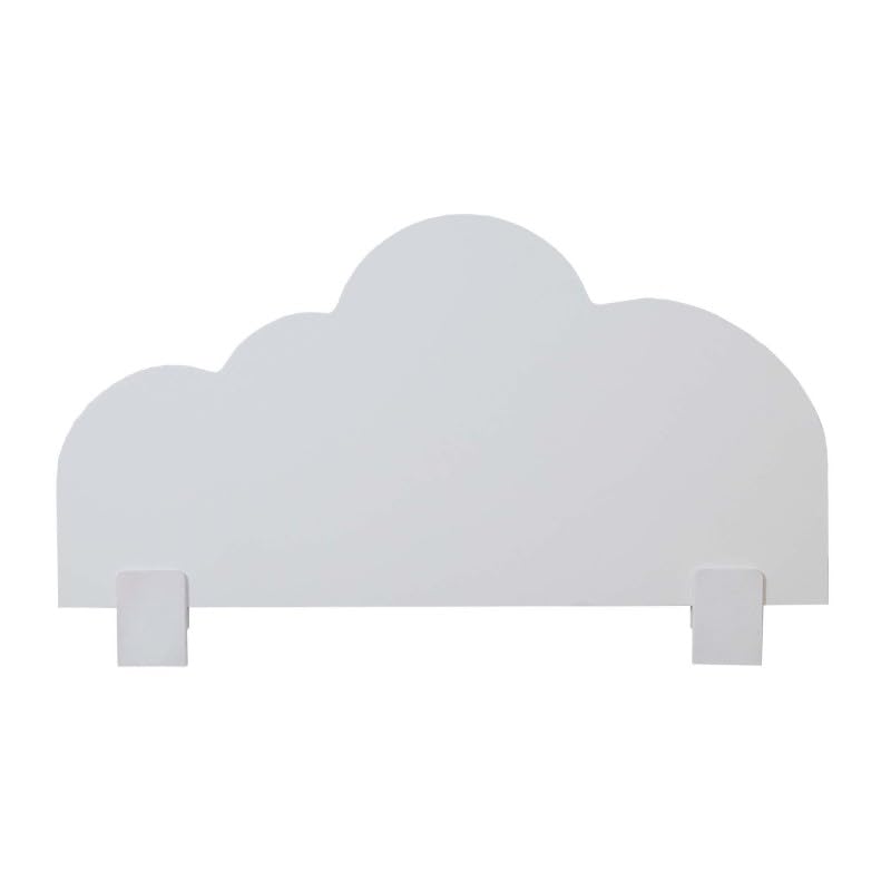 MUEMUE Barrera Cama aglomerado Blanco 45x87x2cm