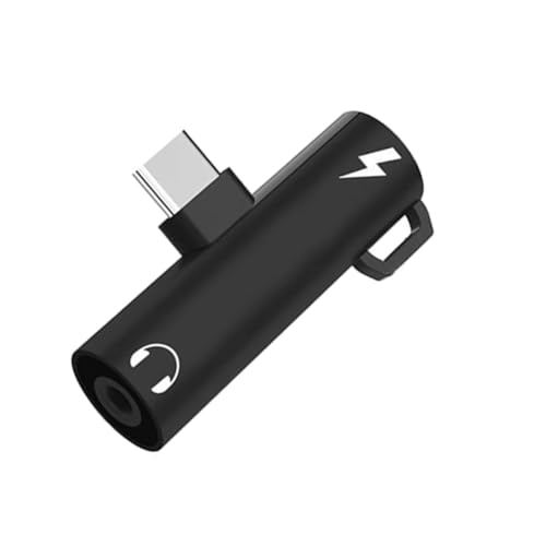 OSALADI 2 USB C Adaptador De Auriculares Tipo C Adaptador De Auriculares Adaptador De Auriculares Adaptador De Auriculares Divisor Adaptador De Cargador Conector De Cable Adaptador De