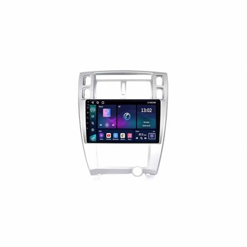 Radio de coche 2 DIN Hyundai Tucson 2004-2009 con navegador GPS, Airplay y pantalla Mirror Link.