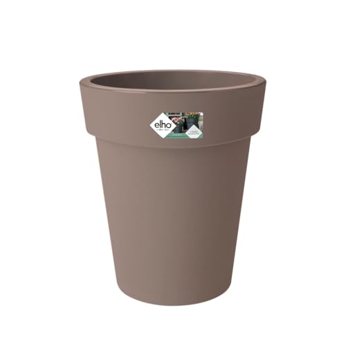 Elho Verde Basics Top Vaso Alto 35 Cm – Vaso Da Fiori, Tortora, 34.6 X 34.6 X 40.6 Cm