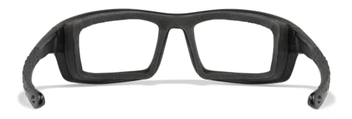 Wiley X WX Grid Sunglasses, Safety Glasses for Men and Women, UV Eye Protection for Shooting, Fishing, Biking, and Extreme Sports, Matte Black Frames, Clear Lenses3