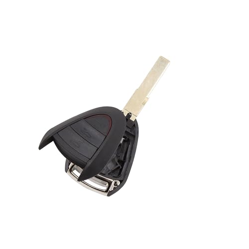 Coque de clé pour Porsche Cayman 911 Boxster résout le problème de bouton usé boîtier 3 boutons