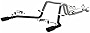 MagnaFlow Cat-Back Performance Exhaust System Street Series Kit 19562 - Designed for the 2021-2022 Ford F-150 - Stainless Steel 3in Main Piping, Dual Split Rear Exit, Black Coated 4in Exhaust Tip