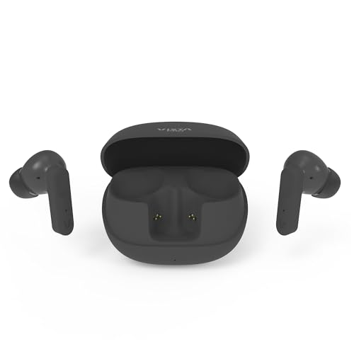Vieta Pro   Auriculares True Wireless con Cancelación Activa de Ruido  25dB, Bluetooth 6.0, Dual Pairing, 4 x Mic ENC, Autonomía 25h, App Joy 2 Negro Titanio