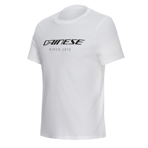 T-shirt Dainese Wordmark homme manches courtes vêtement casual noir