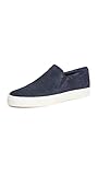 Vince Mens Fletcher Slip On Casual Fashion Sneaker Coastal Suede 8 M