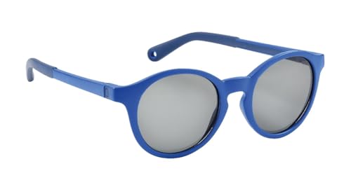 BÉABA Gafas de Sol para Niños de 4 a 6 Años, Protección 100% UV   CAT 3, Protección Lateral, Comodidad Óptima, Patillas Ajustables en 360°, Azul Mazarino