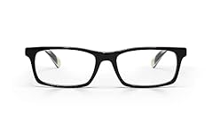 Black Front With White Horn Temples