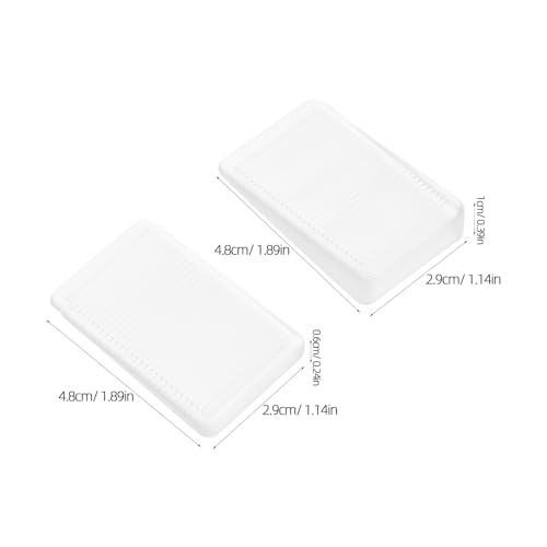 8 Stück Möbel-Nivellierer, transparent, verstellbar, für Tisch, Kühlschrank, Bodenschutz, Kombination aus Größen und klein