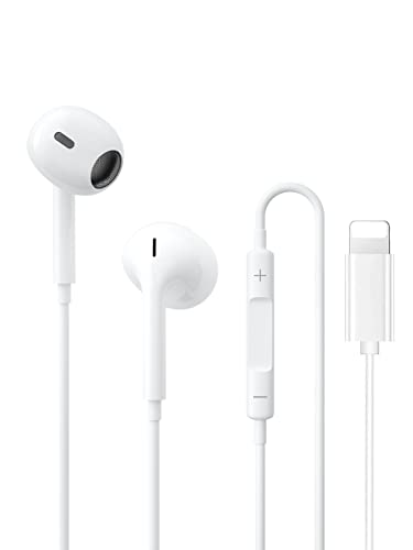 Auriculares Auriculares In Ear para iPhone,Cascos con Aislamiento de Ruido Soporte Control de Volumen de Llamadas,Compatible con iPhone...