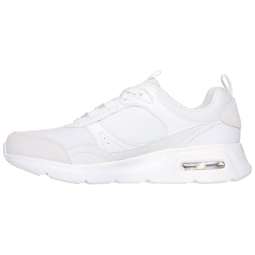 Skechers Women's Skech-air Court Retro Avenue Cool, White Leather Mesh Trim, 6