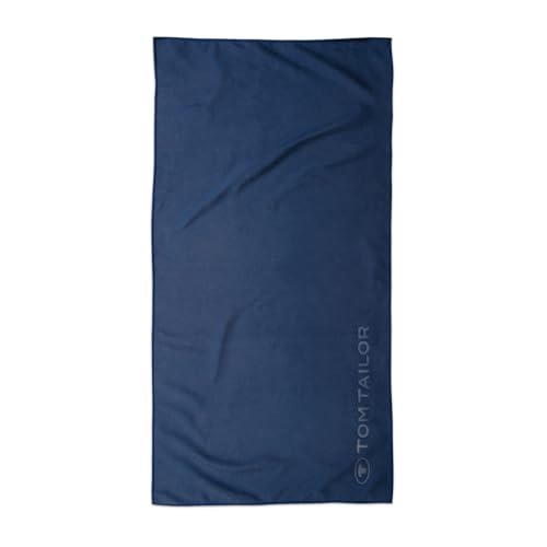 TOM TAILOR Fitnesstuch, 50x100 cm, 80{e98b722580a6dbc67bdbf9ffbde0130e9cd0106d00eec92400eeeeb485068241} Polyester, 20{e98b722580a6dbc67bdbf9ffbde0130e9cd0106d00eec92400eeeeb485068241} Polyamid/ Microfaser, mit feiner Kettelnaht und Logoprägung, SPORTS TOWEL Blau (Dark Navy)