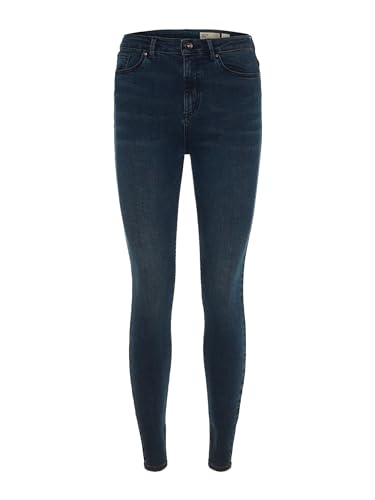 VERO MODA Damen VMSOPHIA HR SKINNY JEANS AM305 NOOS Skinny Jeans,, per pack Blau (Dark Blue Denim Wash: BLACK), W22/L30 (Herstellergröße: S)