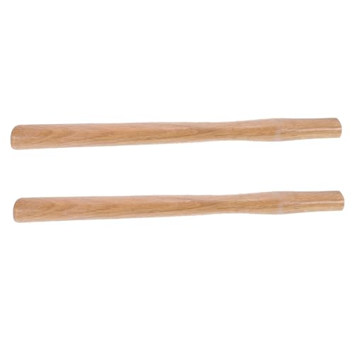 BUTIFULSIC Anti-Skid Wooden Hammer Handle Set 2pcs Claw Hammer Handle Replacement Easy Install