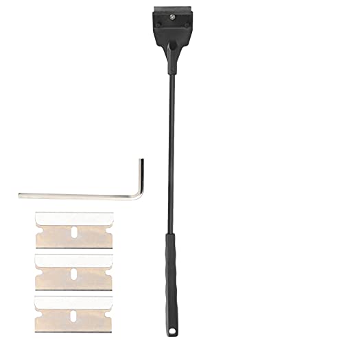 Estink Long Handle Aquarium Scraper with Replaceable Blades for Cleaning Fish Glass (Standard Scraper)