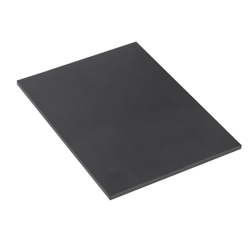 Image of Expanded PVC Plastic Sheet 5 /16 inch Thick, 11 inchx14 inch Lightweight Rigid Foam Sheet, [for Crafts Signage Displays Digital Screen Printing] - Black / 1 Pcs