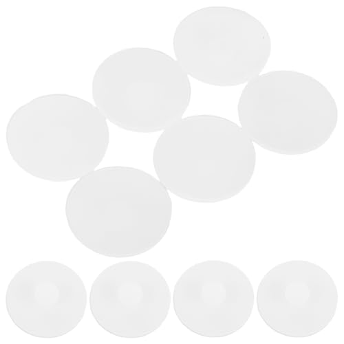TEHAUX 10個 ビッグベリーカップ 漏れ防止蓋 シリコンボトルキャップ ボトルストッパー 水筒の栓の交換 White