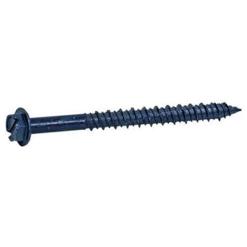 0.187 x 3.25 in. 1 lbs Hex Washer Head Steel Concrete Screws