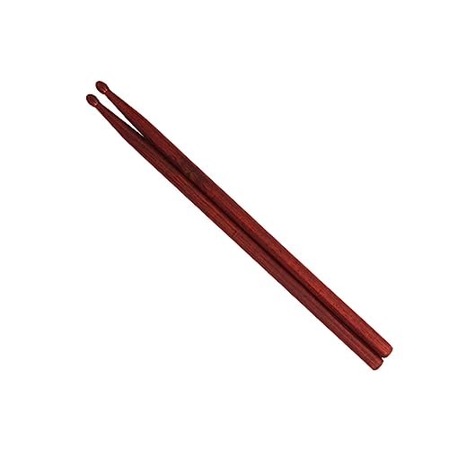 Milisten - Baquetas para batería, 1 par, duraderas, para caja y batería de jazz, con agarre antideslizante cómodo, para practicar y mostrar talento musical, empaque de PVC