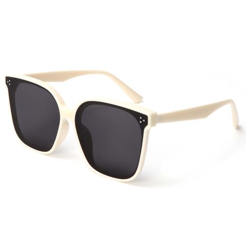 Retro Oversized Square Sunglasses for Women, Trendy Classic Style Sun Glasses UV400