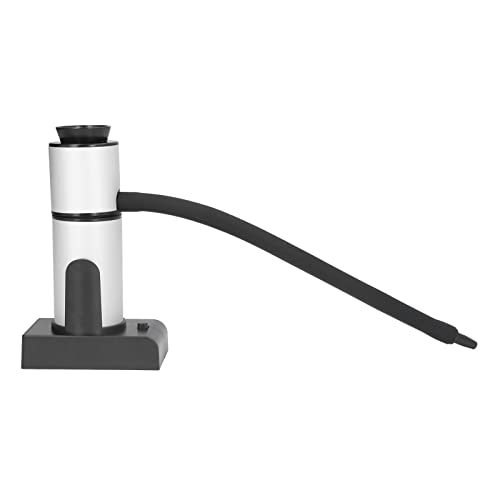 Generic Infusor de Humo de Mano, Dispositivo de Fumar Portátil para Bebidas de Cócteles de Alimentos, Fumar de Madera Natural, Ligero para Picnic Al Aire Libre, ABS + Aleación de Aluminio