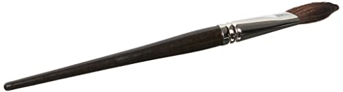 Image of Escoda Ultimo Series 1523 Artist Watercolor and Acrylic Paint Brush, Synthetic Squirrel, Flat Filbert, Size 1 inch