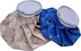 Ice Bag Hot Water Bag For Pain Relief, Hot & Cold Packs (Pack of 2 Multicolor) 6 inch