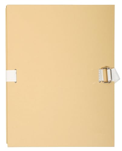 Chemise dos extensible Exacompta en papier toilé mastic haut de gamme