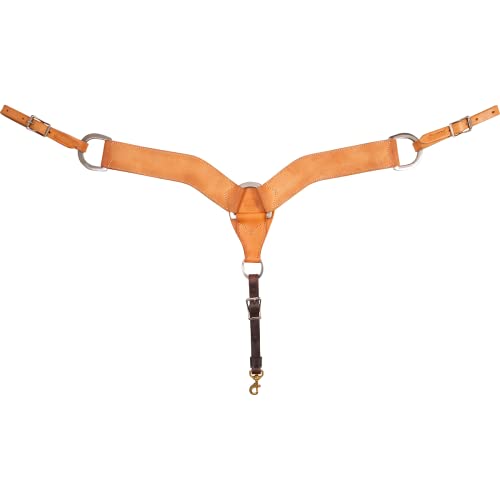 Martin Saddlery 2 3/4' Natural Roughout Breast Collar Natural