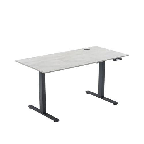 電動 昇降デスク幅140cm奥行60cm高さ72-118cmスタンディングデスク