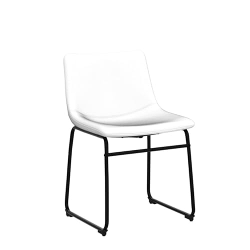 Image of Waleaf Dining Chairs Set of 2, 18 inch Faux Leather Counter Height Bar Stools