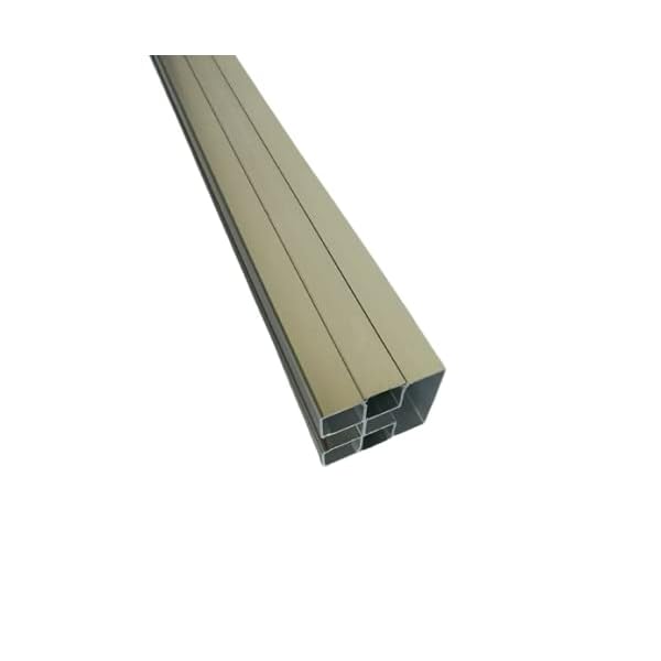 wpc Zaunelement I sichtschutzzaun I Lamellenzaun 180 x 180 I komplettset (1 Feld +1 Pfosten(1,87m), Braun) – Bild 6
